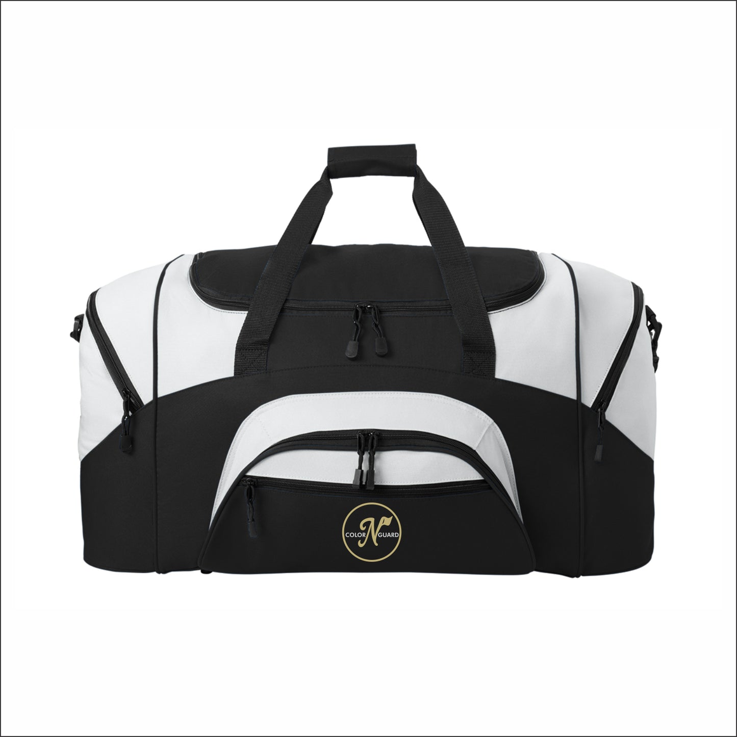 Normal Color Guard Colorblock Duffel Bag