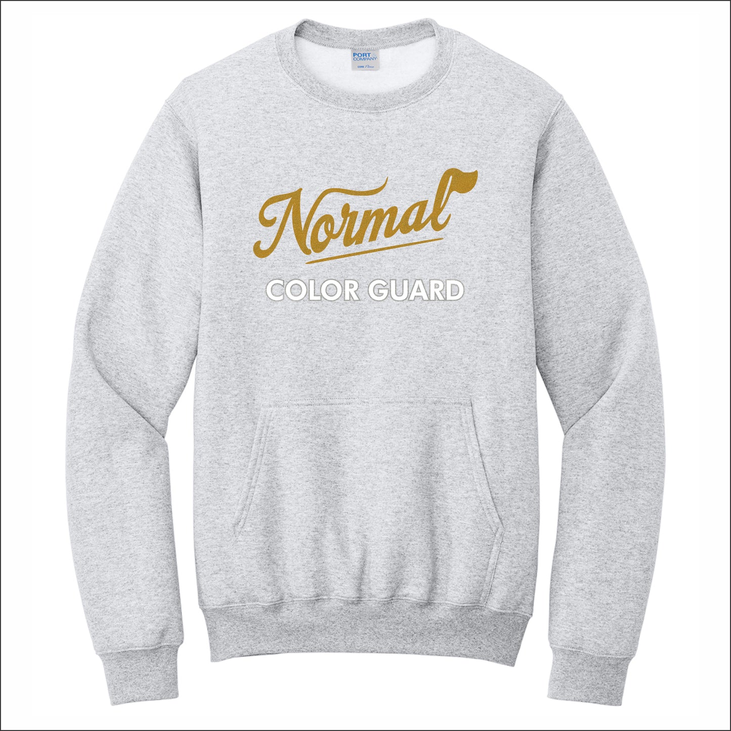 Normal Color Guard Crewneck Pouch Pocket Sweatshirt