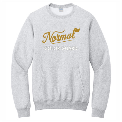 Normal Color Guard Crewneck Pouch Pocket Sweatshirt