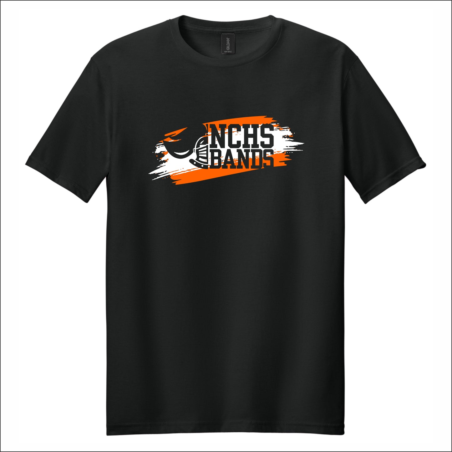 NCHS Bands Softstyle Short Sleeve T-shirt - Design A