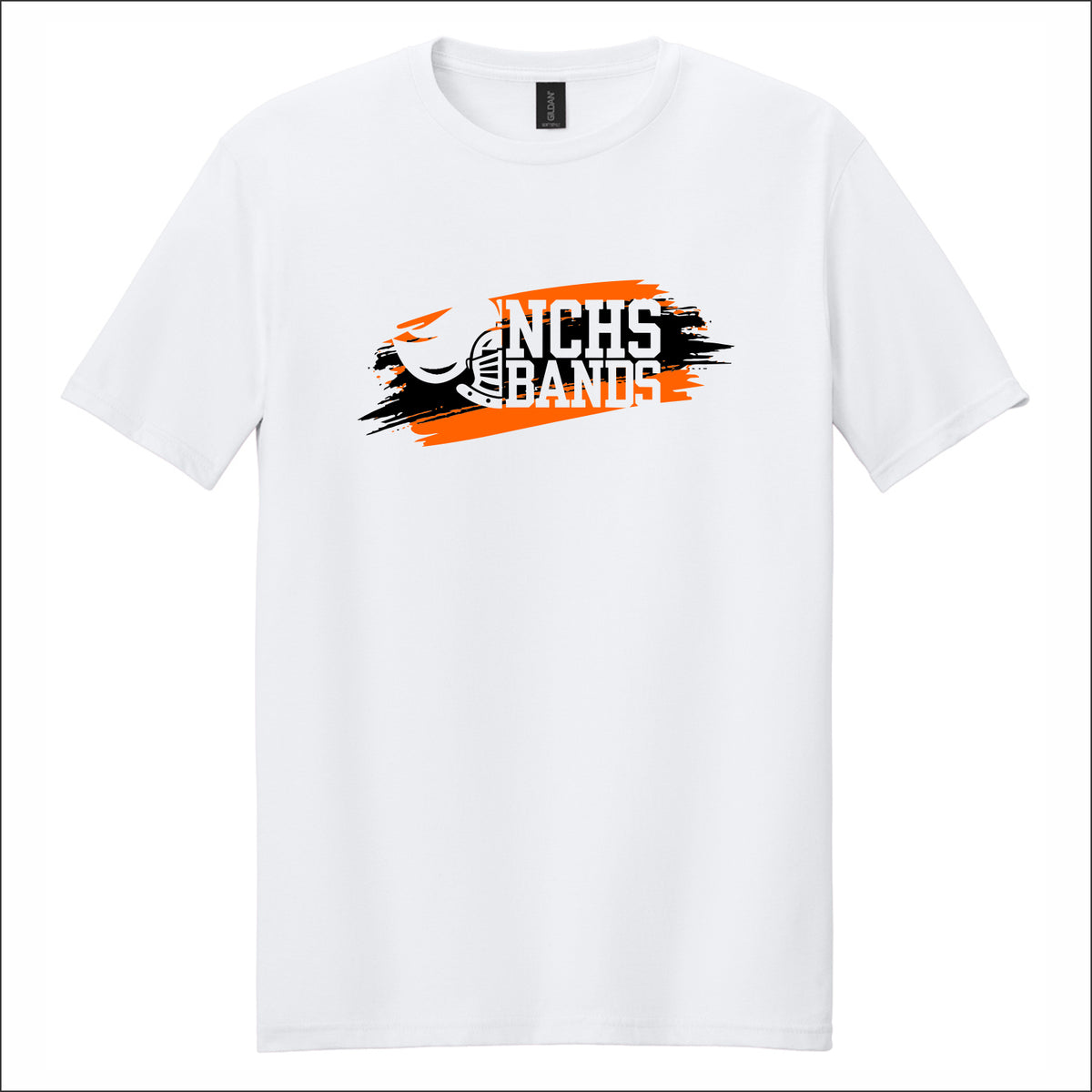 NCHS Bands Softstyle Short Sleeve T-shirt - Design A