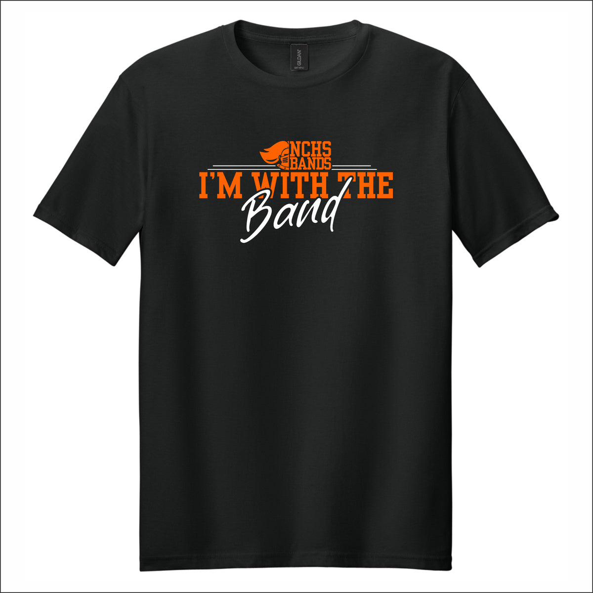 NCHS Bands Softstyle Short Sleeve T-shirt - Design B