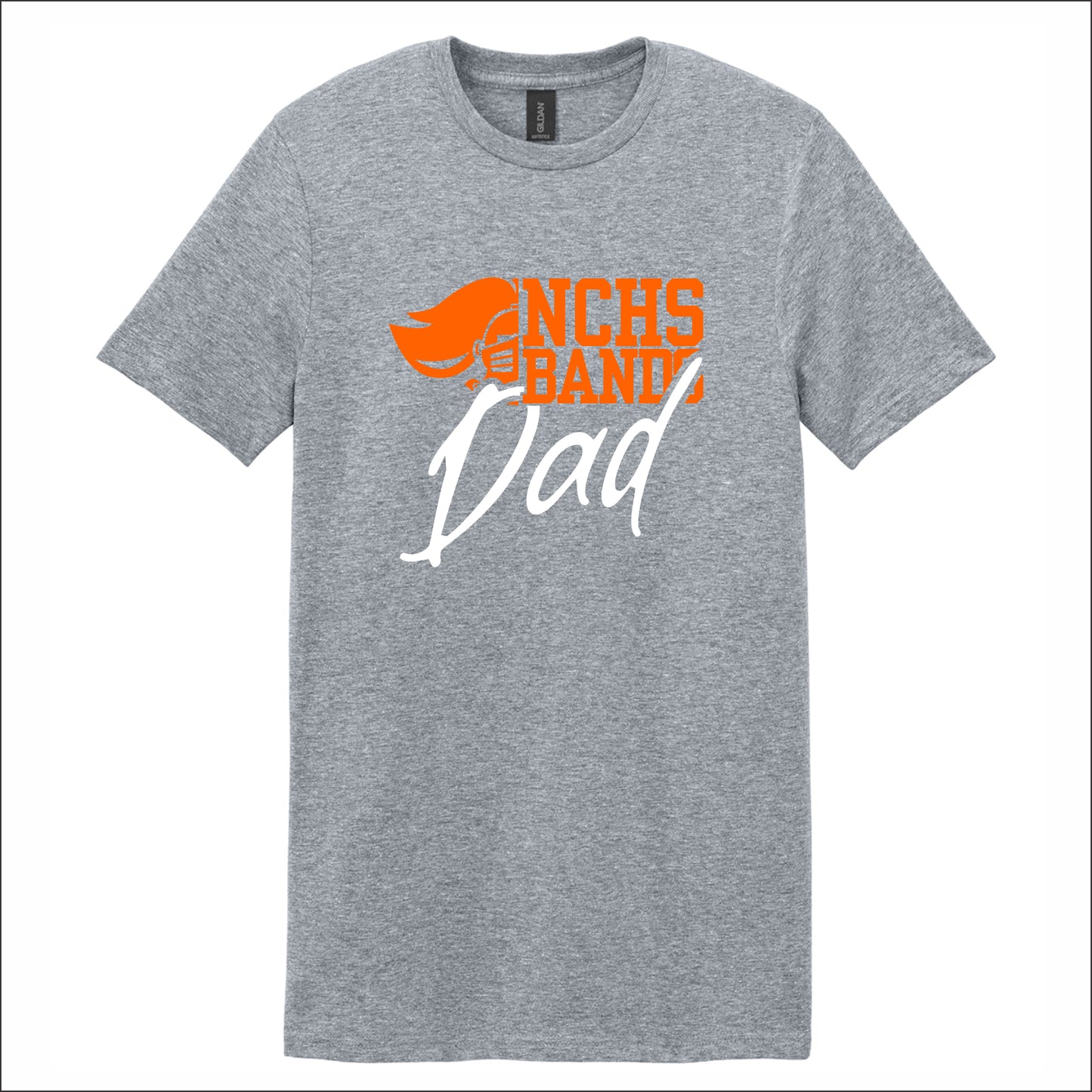 NCHS Bands Softstyle Short Sleeve T-shirt - Design D