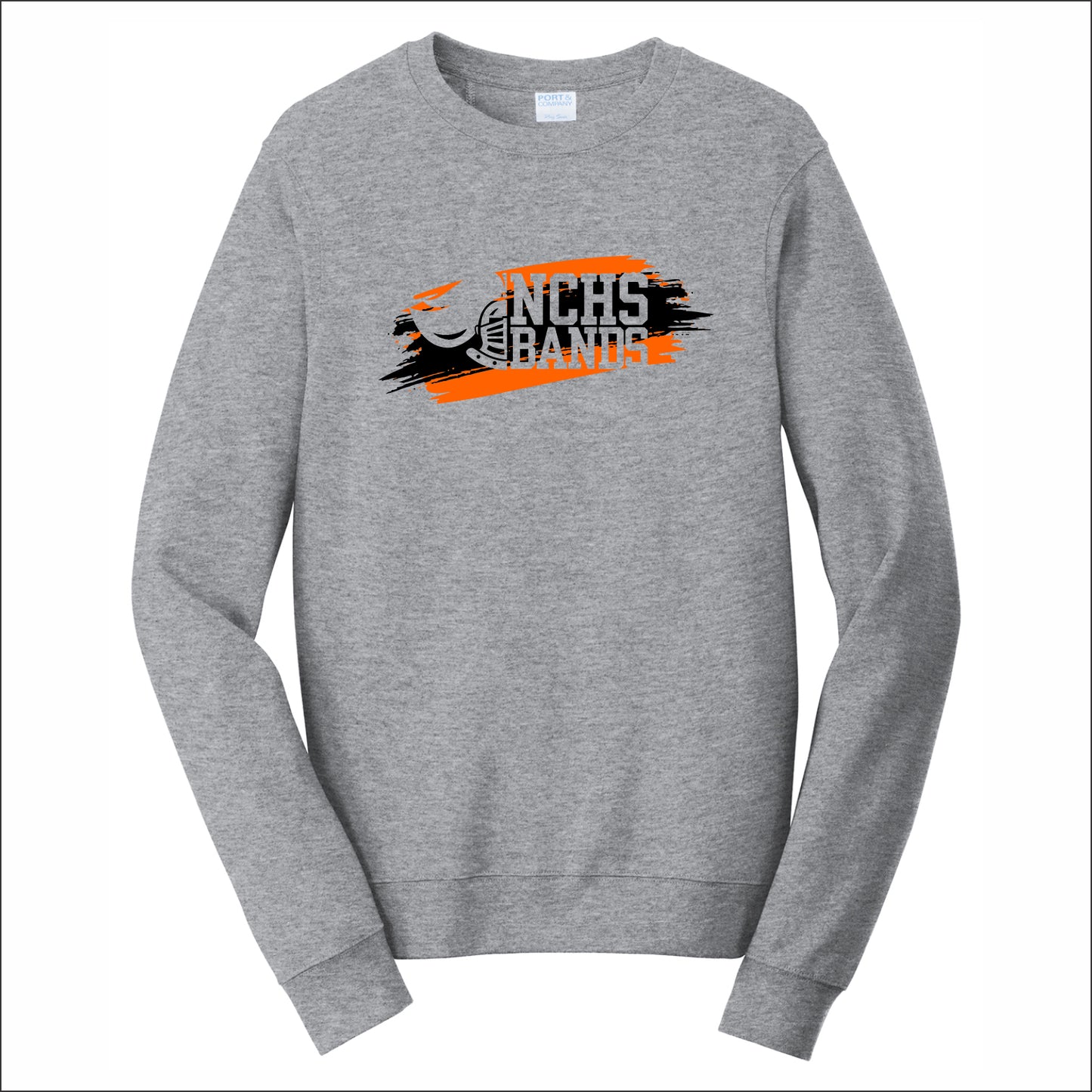 NCHS Bands Fan Favorite 80/20 Crewneck Sweatshirt - Design A