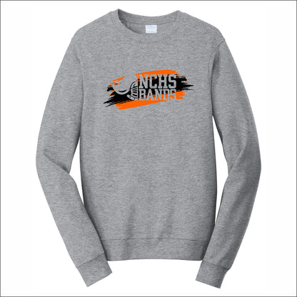 NCHS Bands Fan Favorite 80/20 Crewneck Sweatshirt - Design A