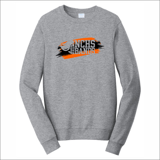 NCHS Bands Fan Favorite 80/20 Crewneck Sweatshirt - Design A