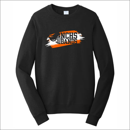 NCHS Bands Fan Favorite 80/20 Crewneck Sweatshirt - Design A