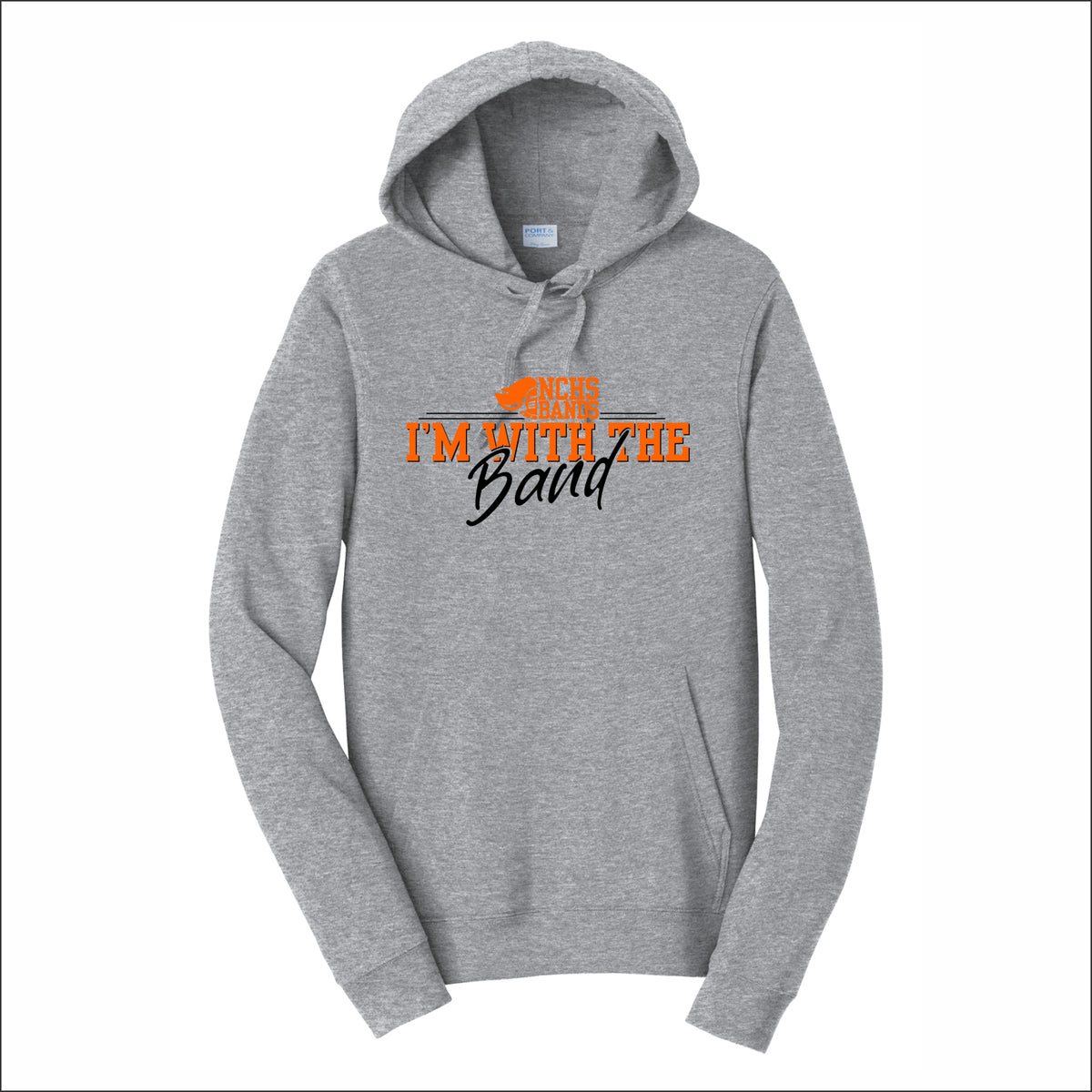 NCHS Bands Fan Favorite 80/20 Hooded Sweatshirt - Design B