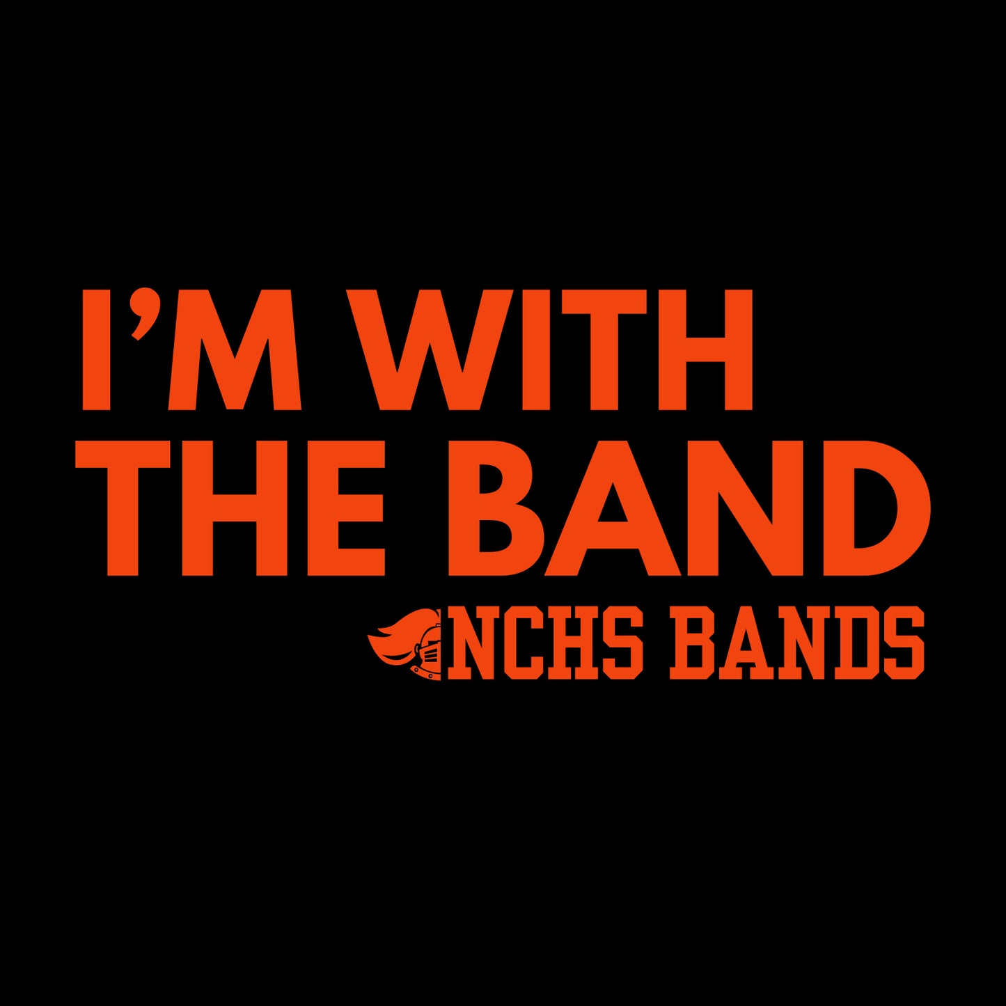 NCHS Bands Fan Favorite 80/20 Crewneck Sweatshirt - Design C