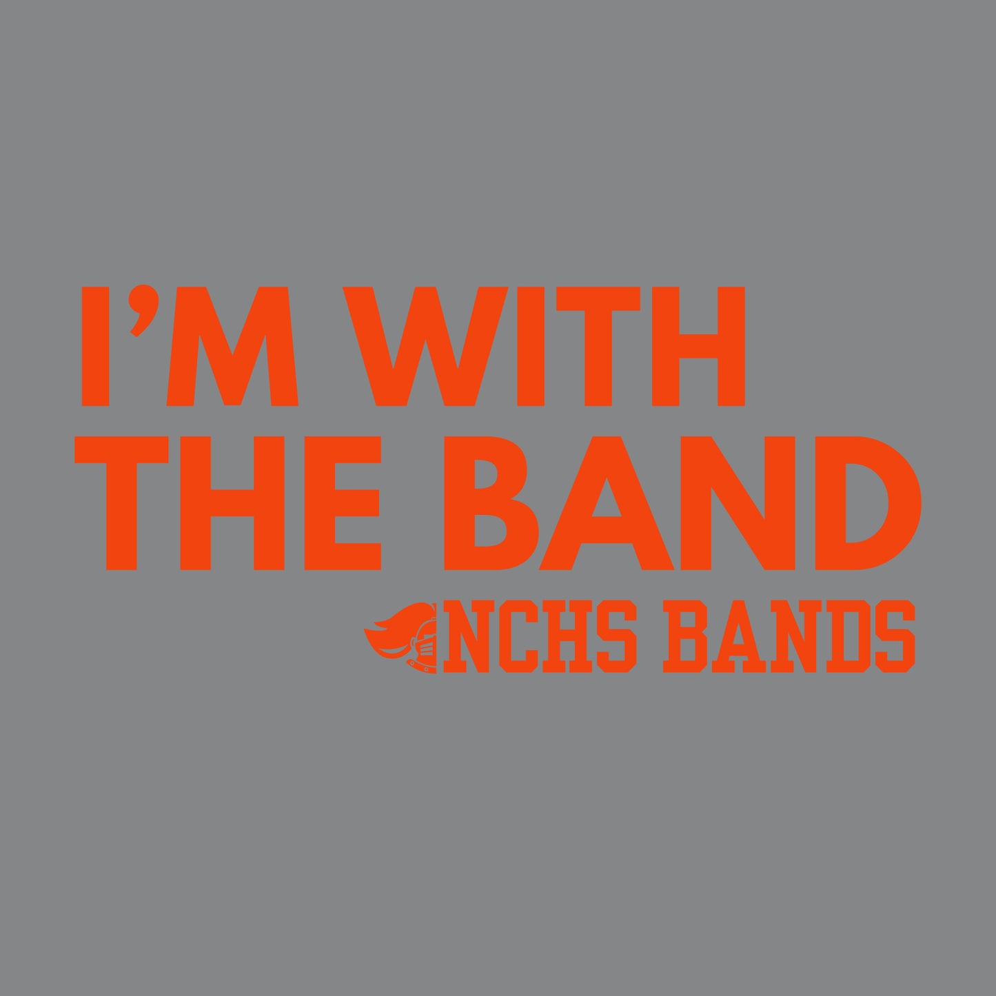 NCHS Bands Fan Favorite 80/20 Crewneck Sweatshirt - Design C