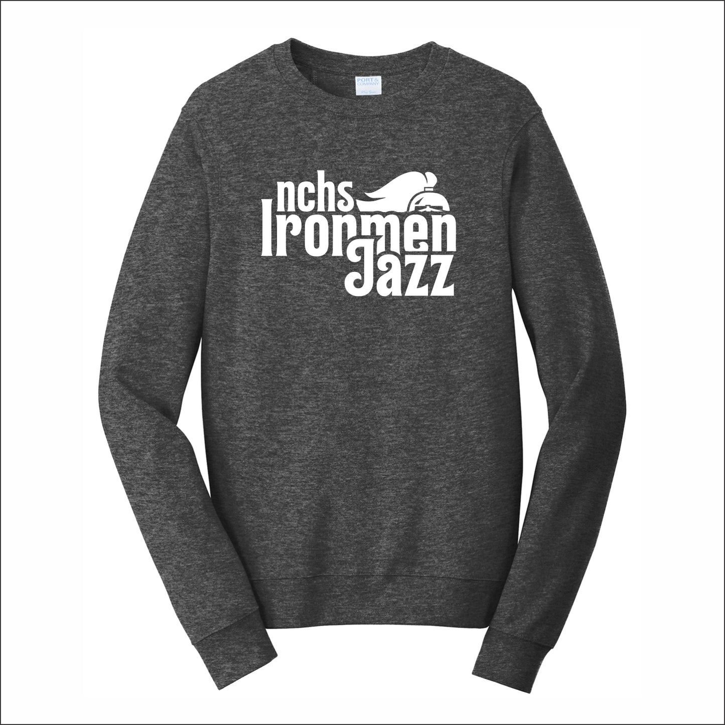 NCHS Bands Fan Favorite 80/20 Crewneck Sweatshirt - Design A