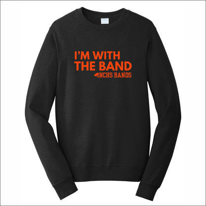 NCHS Bands Fan Favorite 80/20 Crewneck Sweatshirt - Design C