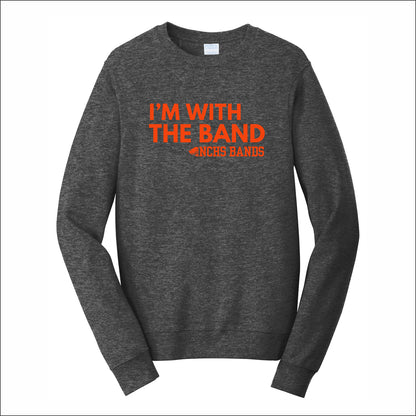 NCHS Bands Fan Favorite 80/20 Crewneck Sweatshirt - Design C