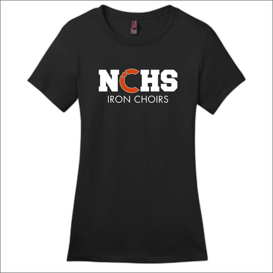 NCHS Choir Ladies Perfect T-shirt - Design A