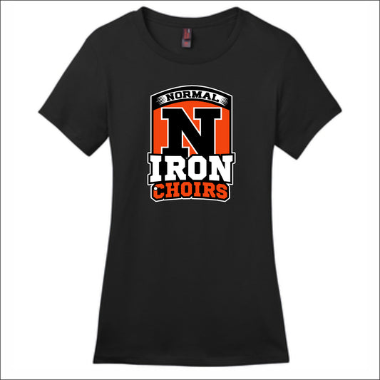 NCHS Choir Ladies Perfect T-shirt - Design B
