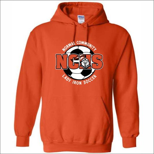 NCHS Lady Iron Soccer Hooded Sweatshirt