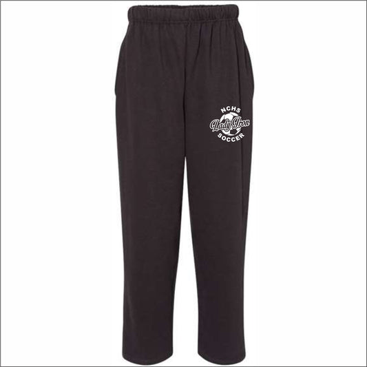 NCHS Lady Iron Soccer Open Bottom Sweatpants