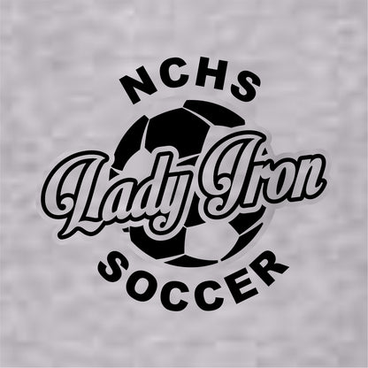 NCHS Lady Iron Soccer Open Bottom Sweatpants