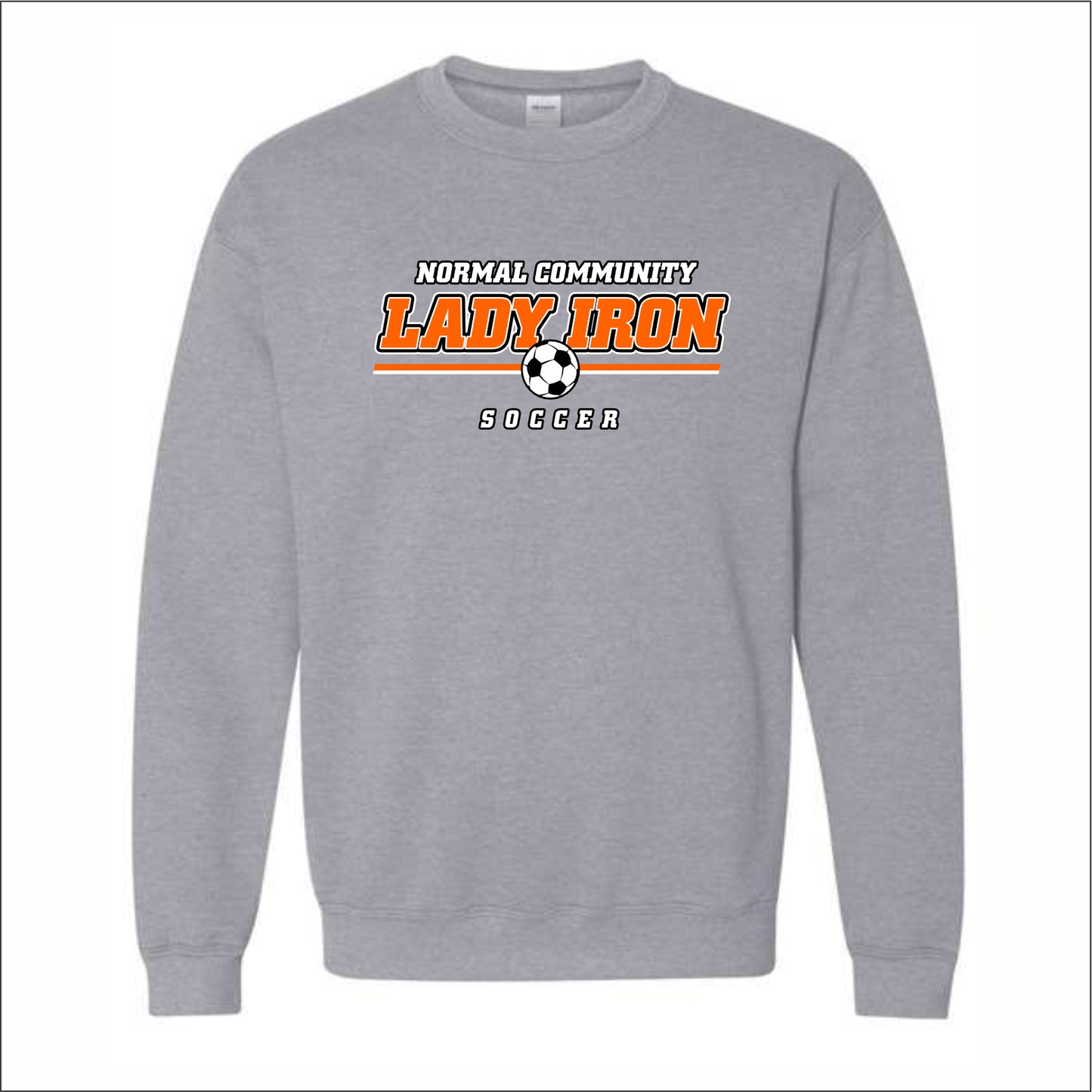 NCHS Lady Iron Soccer Crewneck Sweatshirt