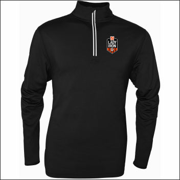NCHS Lady Iron Soccer Performance 1/4 Zip Comfort Weight