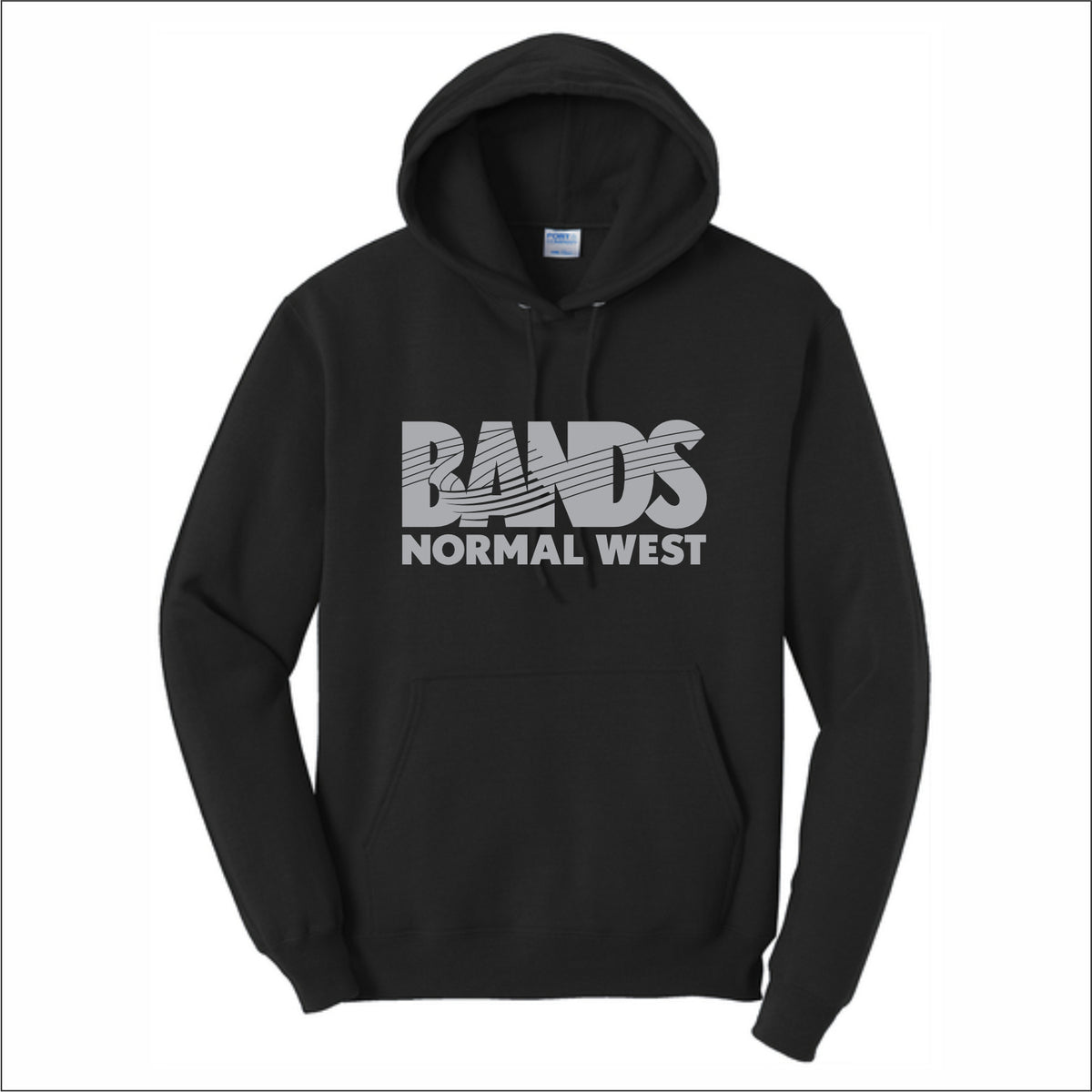 Normal West Bands Hooded Sweatshirt
