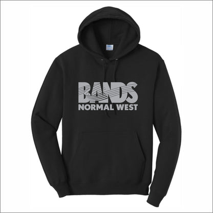 Normal West Bands Hooded Sweatshirt