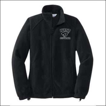NCWHS Softball Ladies Fleece Full-Zip Jacket