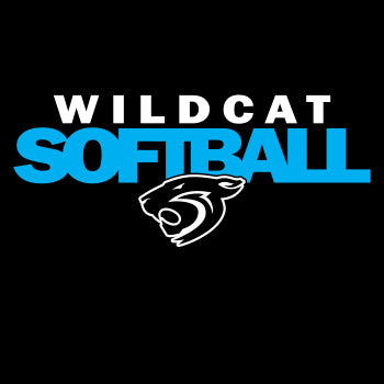 NCWHS Softball Short Sleeve 50/50 T-shirt - Des. F