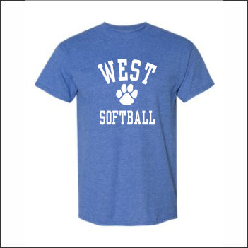 NCWHS Softball Softstyle T-shirt - Des. A