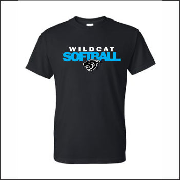 NCWHS Softball Short Sleeve 50/50 T-shirt - Des. F