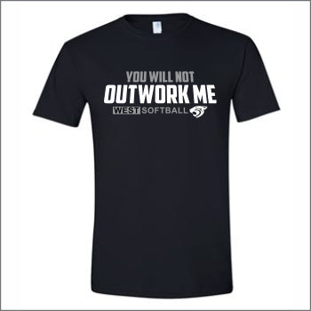 NCWHS Softball Softstyle T-shirt - Des. E