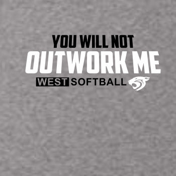 NCWHS Softball TrI-Blend Long Sleeve T-shirt - Des. E