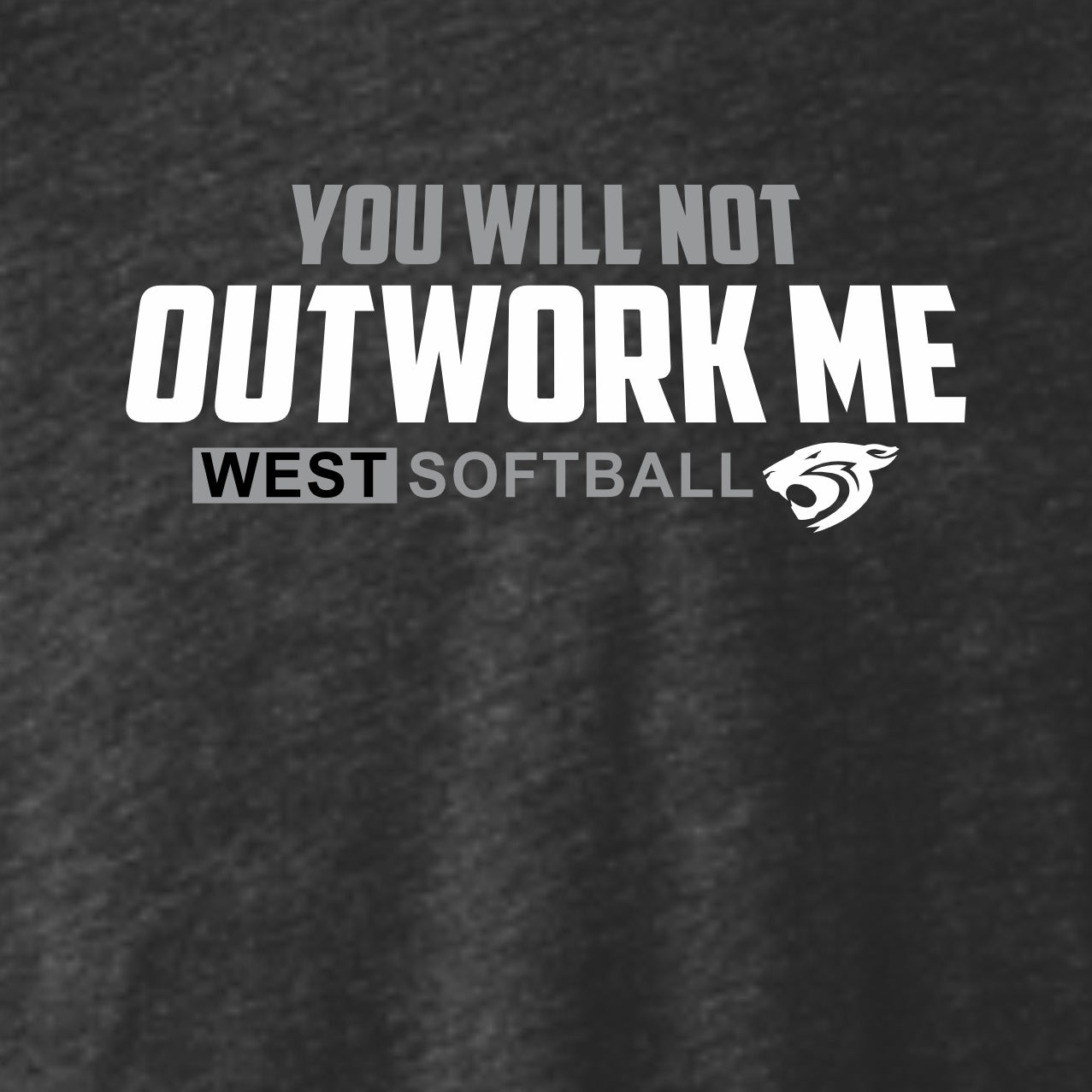 NCWHS Softball TrI-Blend Long Sleeve T-shirt - Des. E