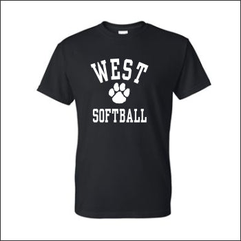 NCWHS Softball Softstyle T-shirt - Des. A