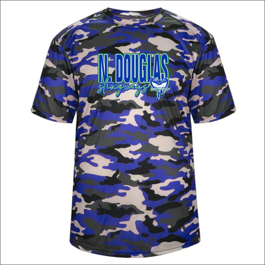 NDouglas Spiritwear Camo Print Performance T-shirt