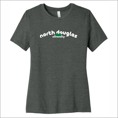 NDouglas Spiritwear Ladies Heathered Relaxed Jersey Tee