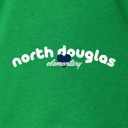 NDouglas Spiritwear Ladies Vintage Football Tee
