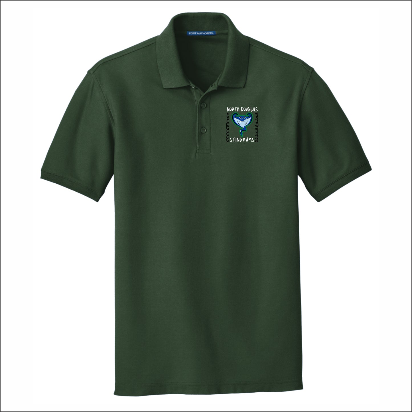 NDouglas Spiritwear Classic Pique Short Sleeve Polo Shirt