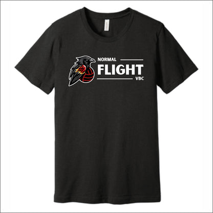 Normal Flight VBC Heathered Soft Jersey Short Sleeve T-shirt
