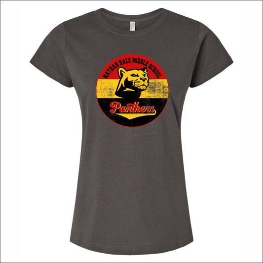 Nathan Hale MS Ladies Fine Jersey T-shirt - Design B