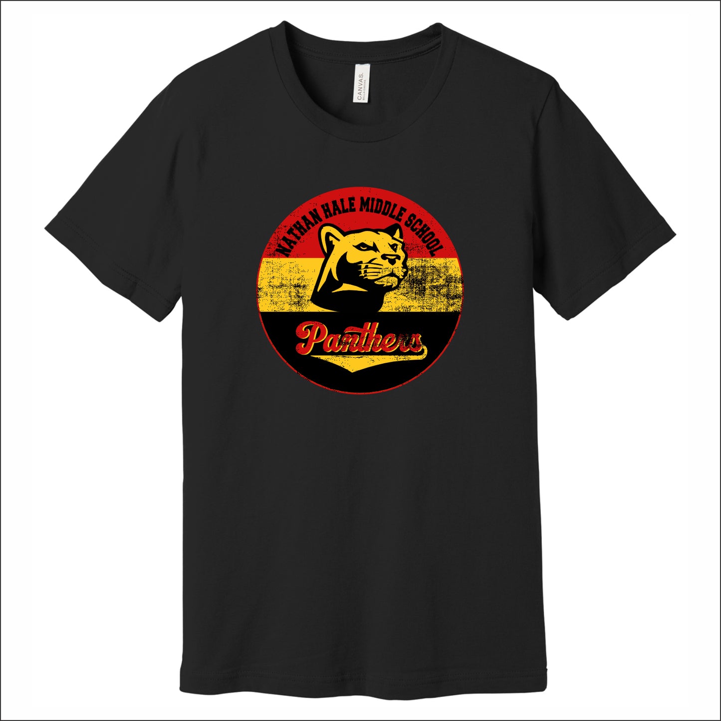 Nathan Hale MS Heathered Soft Jersey Short Sleeve T-shirt - Design B