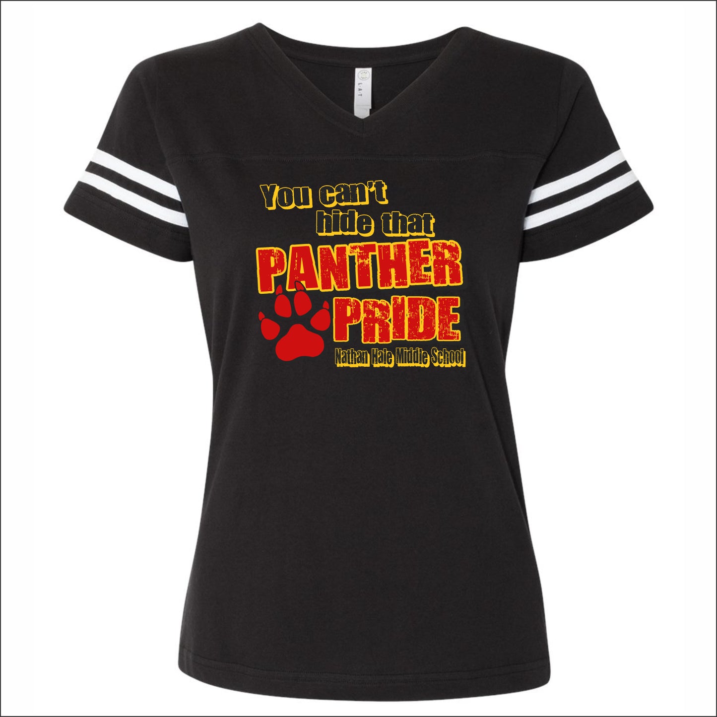 Nathan Hale MS Ladies Vintage Football Tee