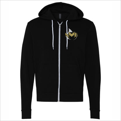Normal Marching Band Sponge Fleece Full-Zip Hooded Sweatshirt