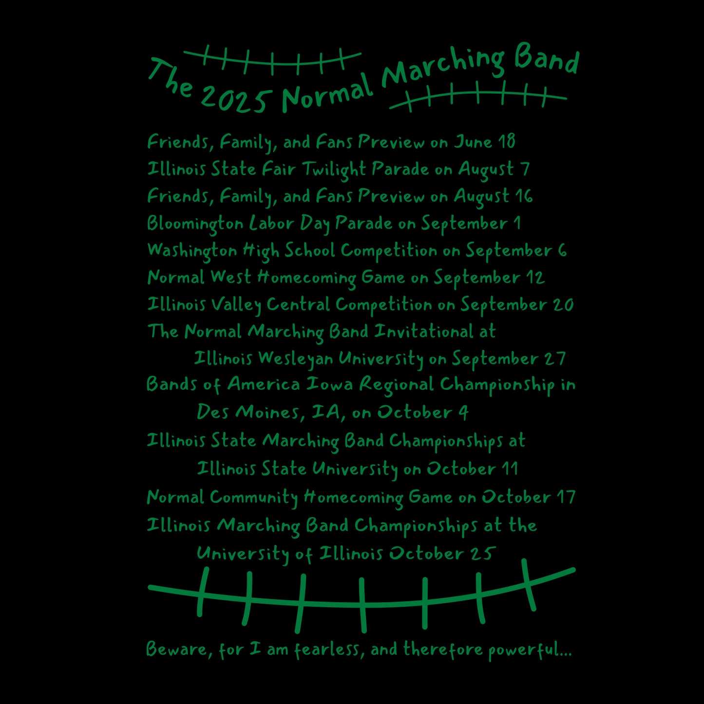 Normal Marching Band Softstyle Short Sleeve T-shirt