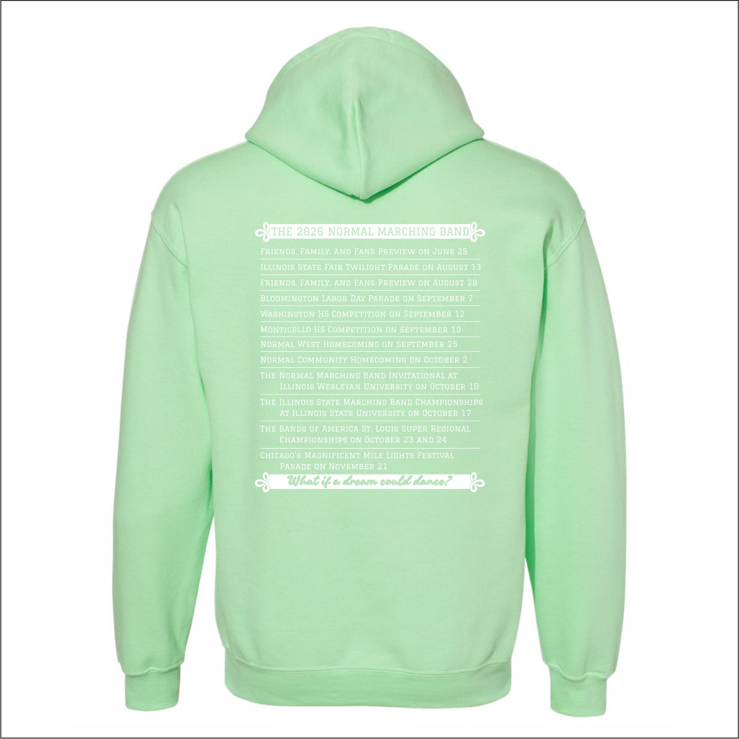 Normal Marching Band Hoodie SHOW SHIRT
