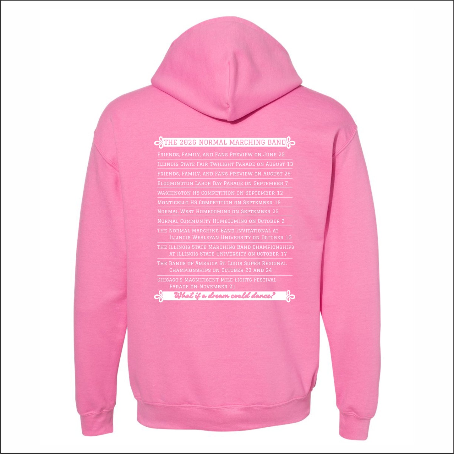 Normal Marching Band Hoodie SHOW SHIRT
