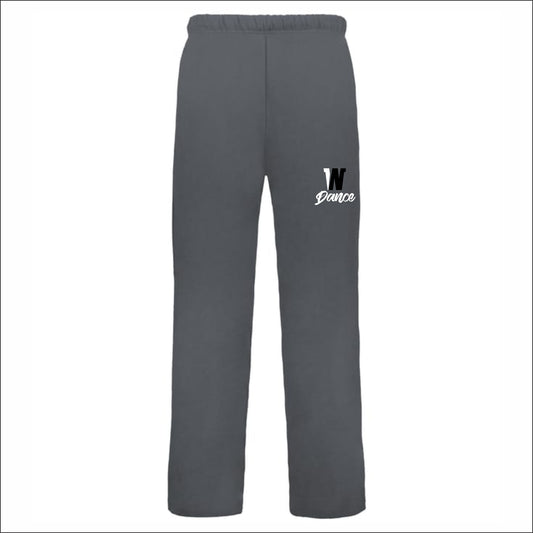 Normal West Dance Open Bottom Sweatpants w/pockets