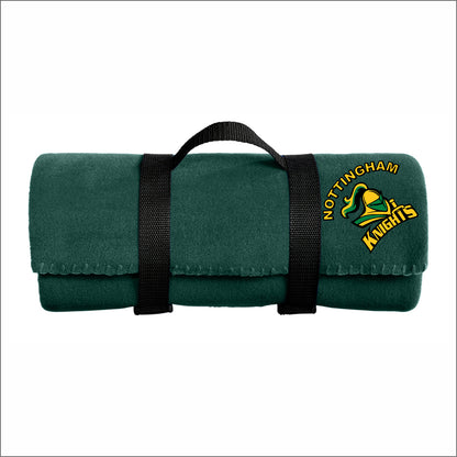 Nottingham School Fleece Blanket with straps