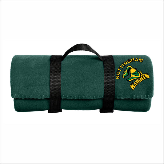 Nottingham School Fleece Blanket with straps