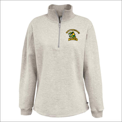 Nottingham School Ladies Open Bottom 1/4 Zip Sweatshirt